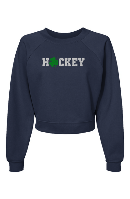 Raglan Rival Lucky Shammy Pullover Navy Blue | Barn Garb Hockey Threads