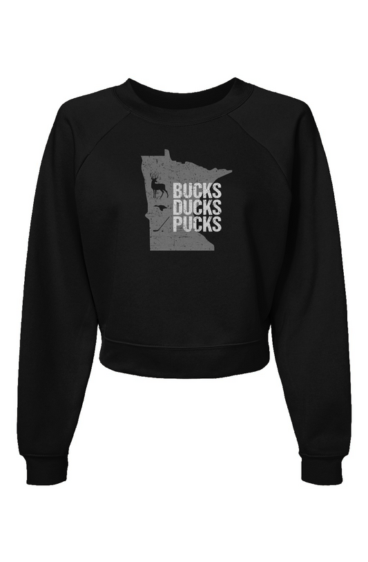 Raglan Rival Minnesota Hunting Pullover Black | Barn Garb Hockey Threads