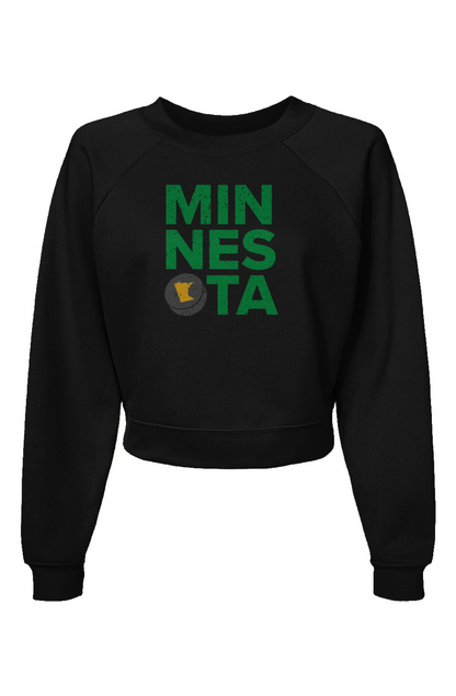 Raglan Rival Minnesota Puck Pullover Black | Barn Garb Hockey Threads
