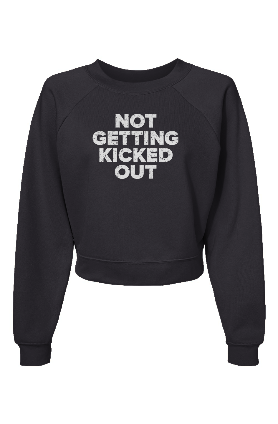 Raglan Rival Not Getting Kicked Out Pullover Charcoal | Barn Garb Hockey Threads