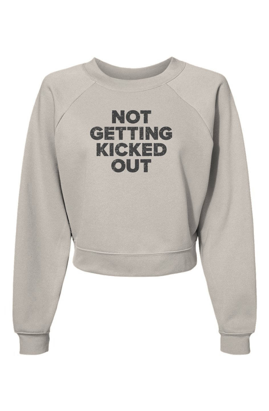Raglan Rival Not Getting Kicked Out Pullover Vintage White | Barn Garb Hockey Threads