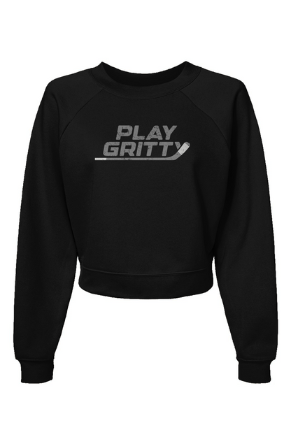 Raglan Rival Play Gritty Pullover Black | Barn Garb Hockey Threads