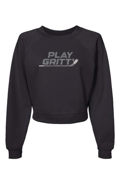 Raglan Rival Play Gritty Pullover Charcoal | Barn Garb Hockey Threads
