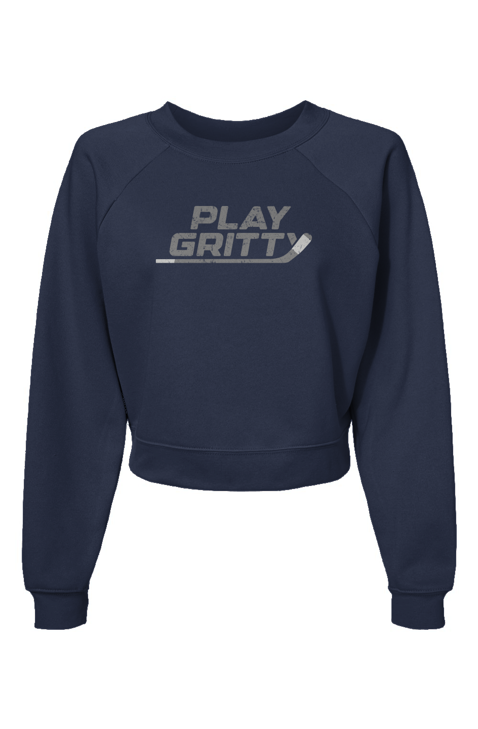 Raglan Rival Play Gritty Pullover Navy Blue | Barn Garb Hockey Threads