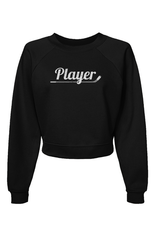 Raglan Rival Player Pullover Black | Barn Garb Hockey Threads