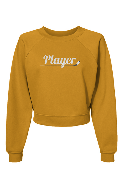 Raglan Rival Player Pullover Heather Mustard | Barn Garb Hockey Threads