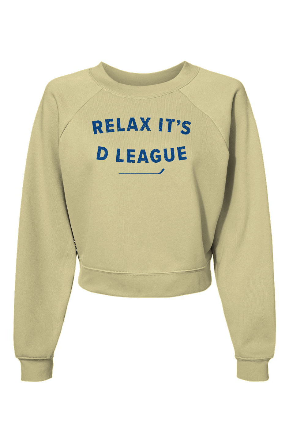 Raglan Rival Relax it's D League Pullover French Vanilla | Barn Garb Hockey Threads