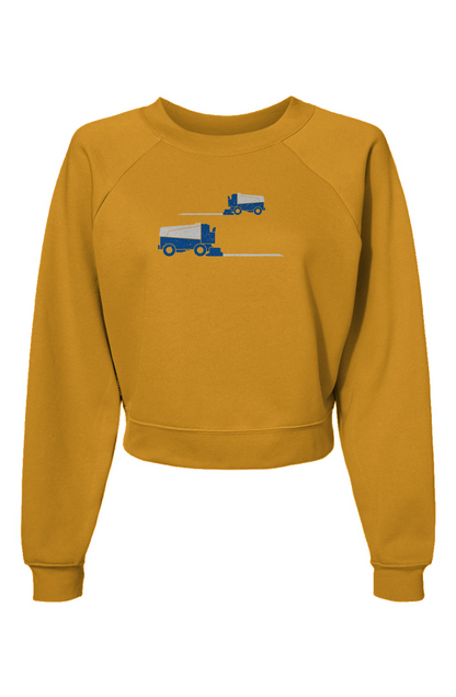 Raglan Rival Resurfacer Pullover Heather Mustard | Barn Garb Hockey Threads
