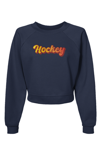 Raglan Rival Retro Hockey Pullover Navy Blue | Barn Garb Hockey Threads
