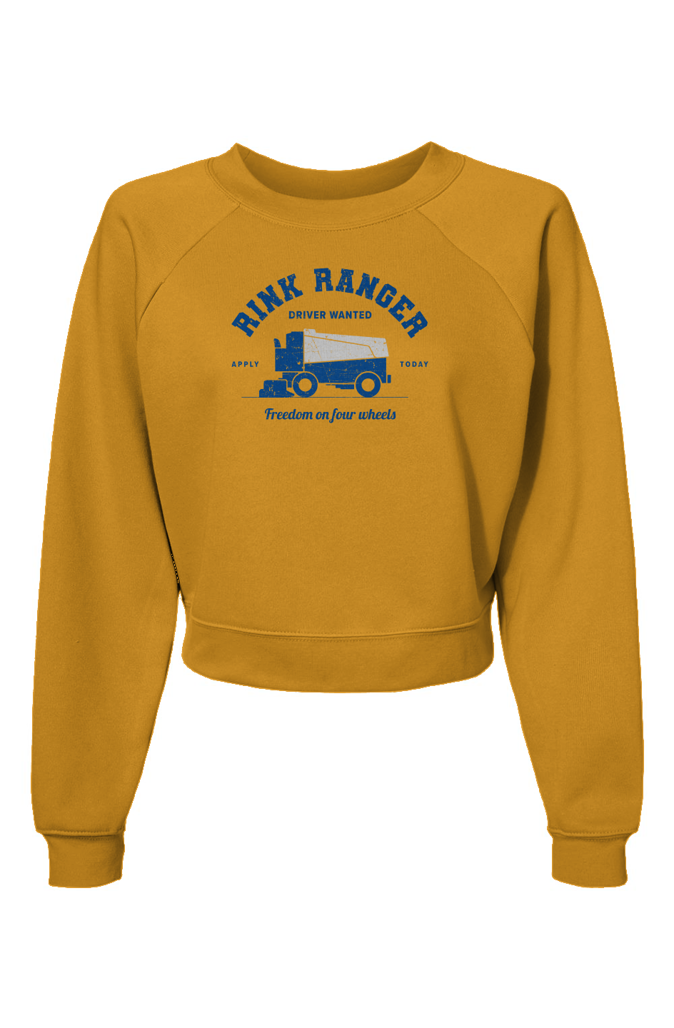 Raglan Rival Rink Ranger Pullover Heather Mustard | Barn Garb Hockey Threads
