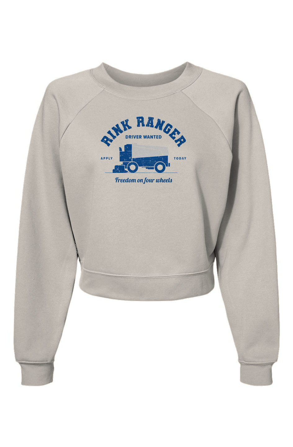 Raglan Rival Rink Ranger Pullover White | Barn Garb Hockey Threads