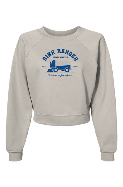 Raglan Rival Rink Ranger Pullover White | Barn Garb Hockey Threads