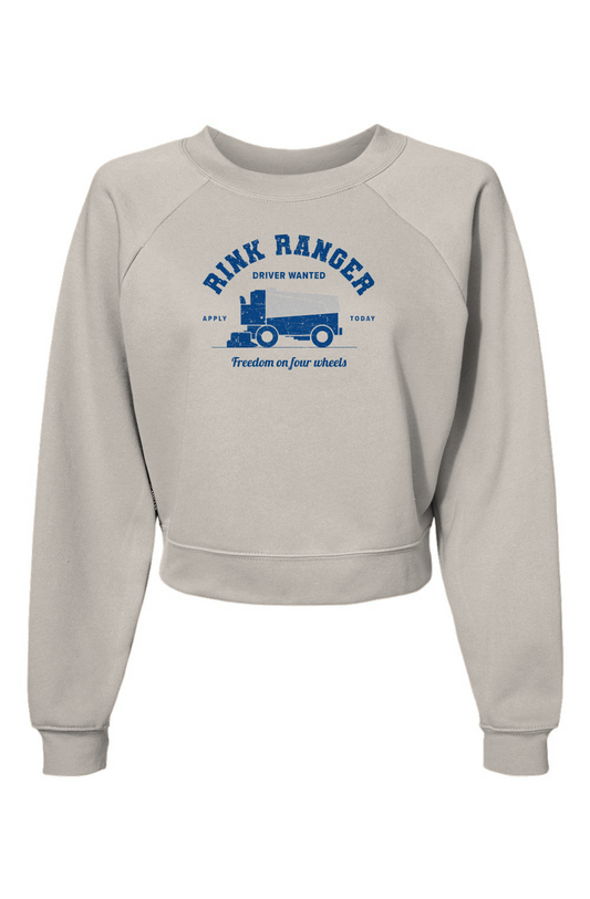 Raglan Rival Rink Ranger Pullover White | Barn Garb Hockey Threads
