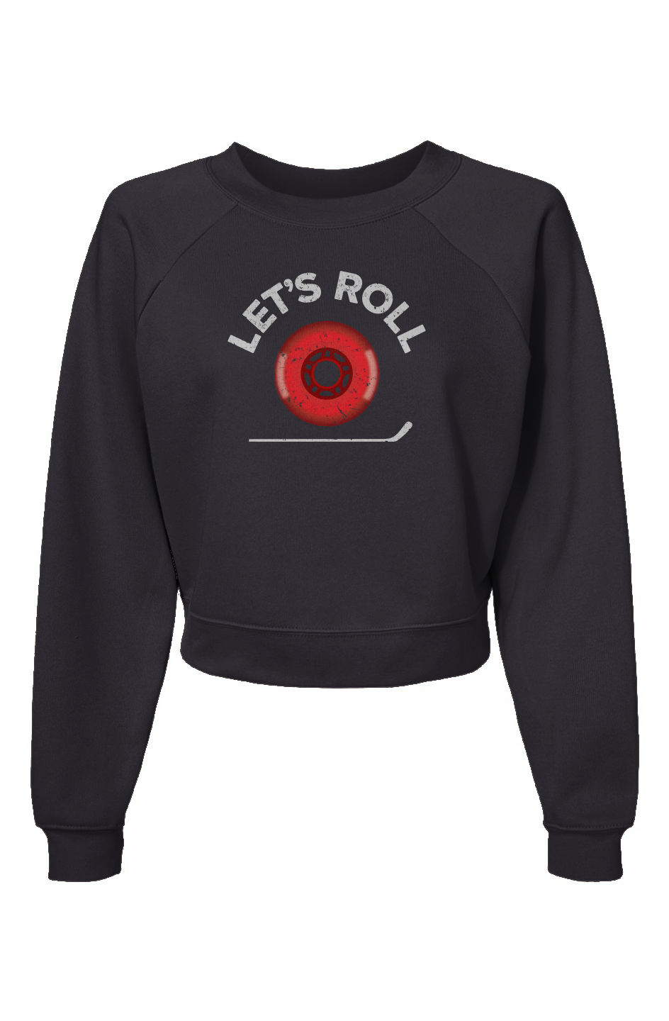 Raglan Rival Roller Wheel Pullover Charcoal | Barn Garb Hockey Threads