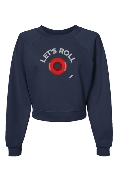 Raglan Rival Roller Wheel Pullover Navy Blue | Barn Garb Hockey Threads