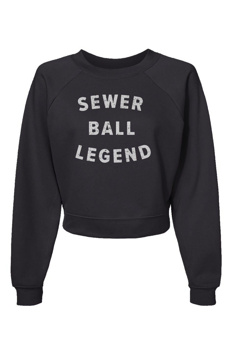 Raglan Rival Sewer Ball Legend Pullover Charcoal | Barn Garb Hockey Threads
