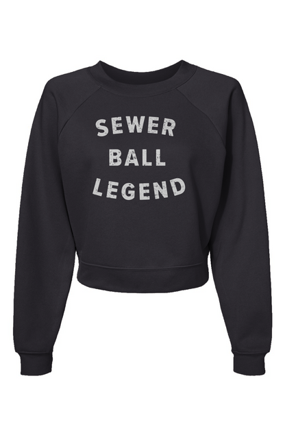 Raglan Rival Sewer Ball Legend Pullover Charcoal | Barn Garb Hockey Threads