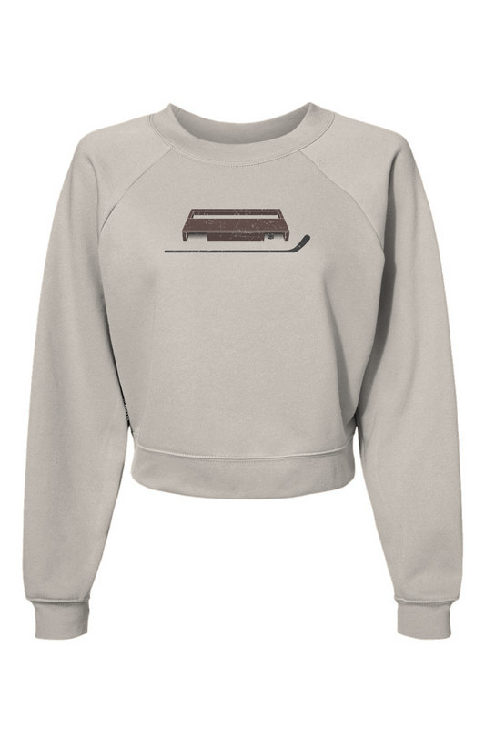 Raglan Rival Shinny King Pullover Vintage White | Barn Garb Hockey Threads