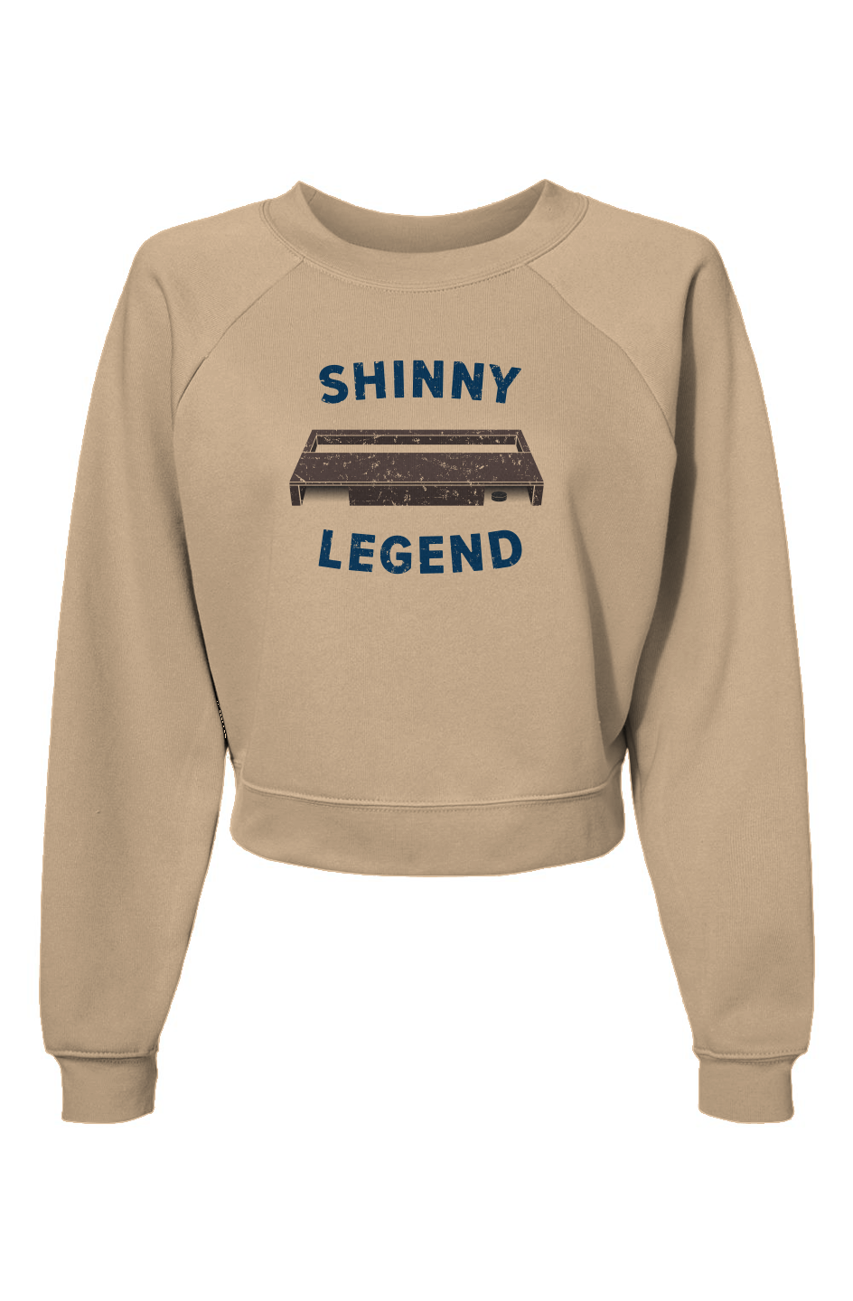Raglan Rival Shinny Legend Goal Pullover Sand | Barn Garb Hockey Threads