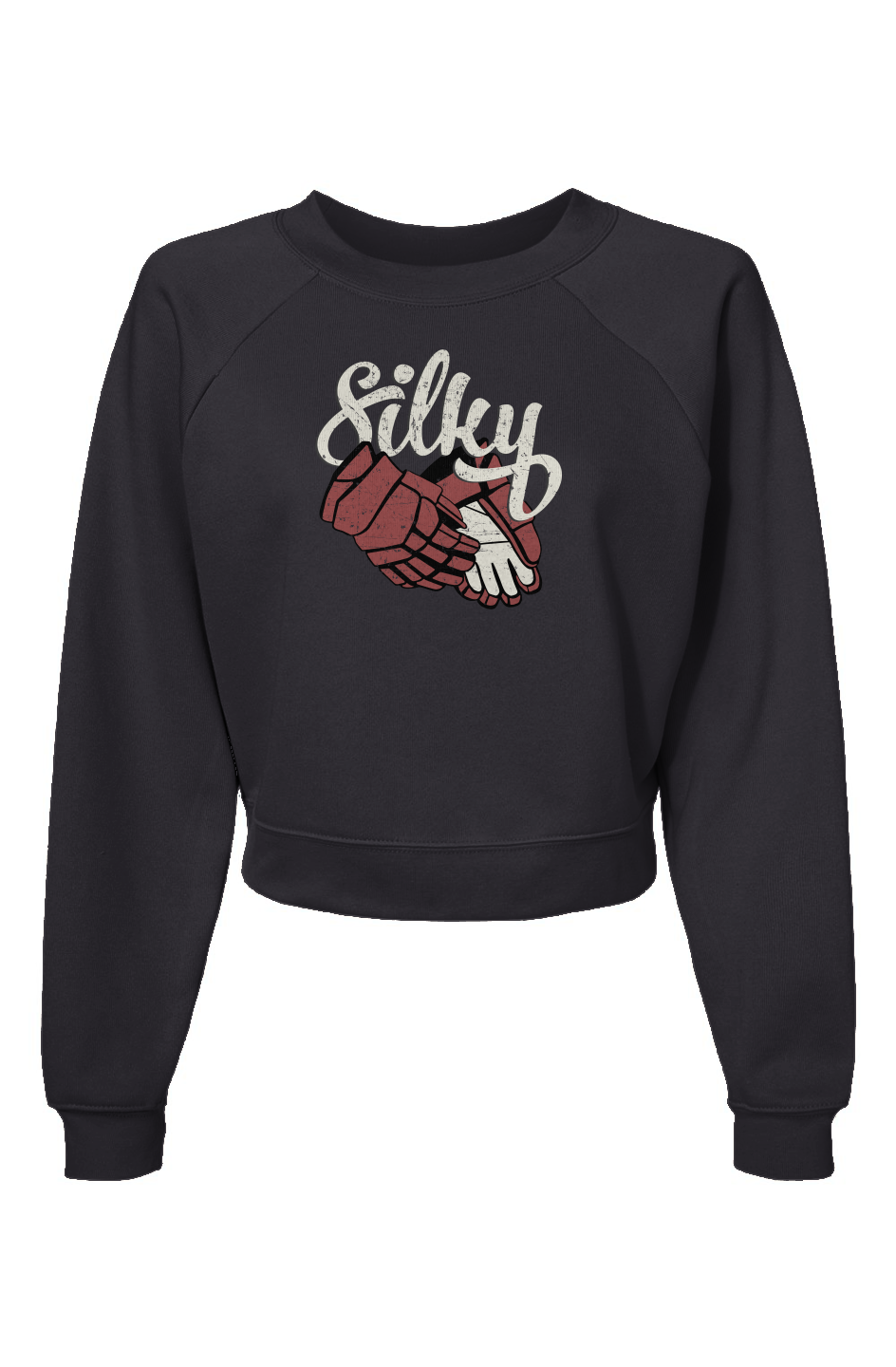 Raglan Rival Silky Pullover Charcoal | Barn Garb Hockey Threads