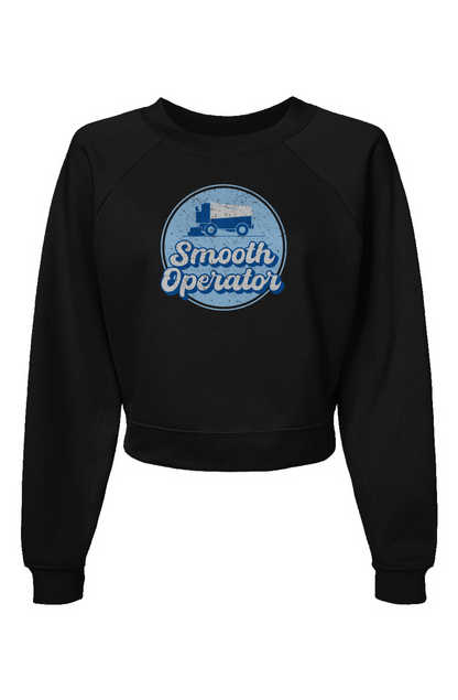 Raglan Rival Smooth Operator Rink Badge Pullover Black | Barn Garb Hockey Threads
