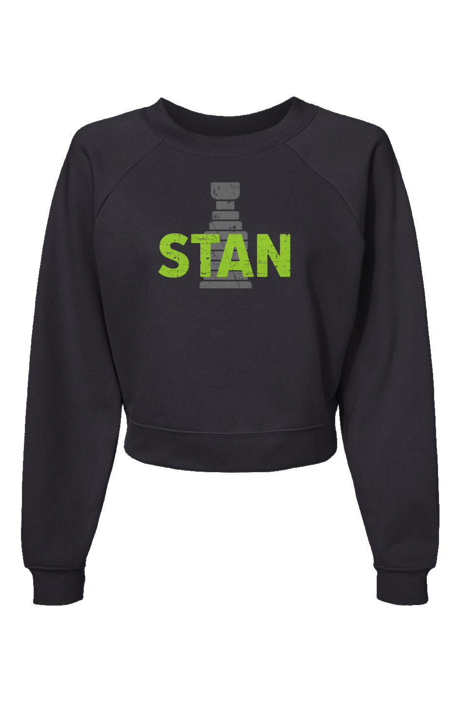 Raglan Rival Stan Pullover Charcoal | Barn Garb Hockey Threads