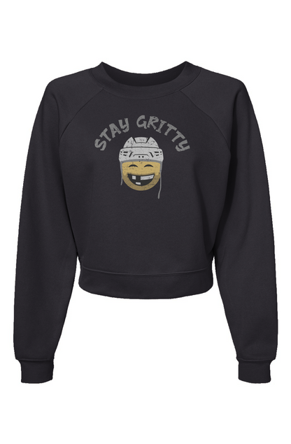 Raglan Rival Stay Gritty Pullover Charcoal | Barn Garb Hockey Threads