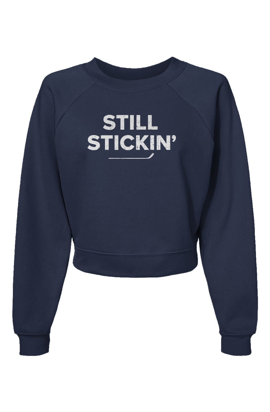 Raglan Rival Still Stickin' Pullover Navy Blue | Barn Garb Hockey Threads