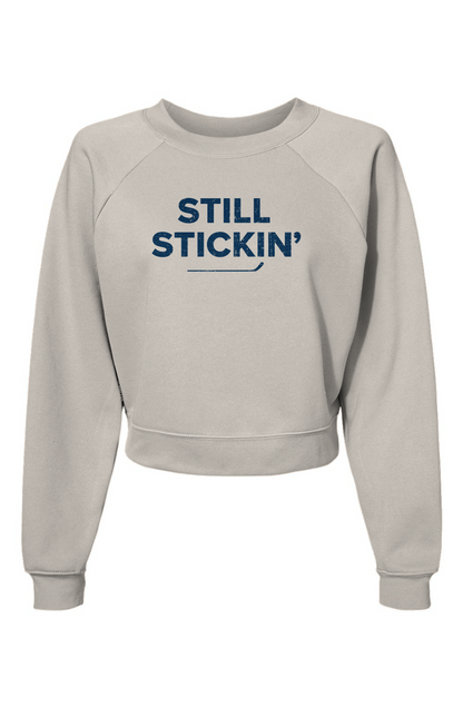 Raglan Rival Still Stickin' Pullover Vintage White | Barn Garb Hockey Threads