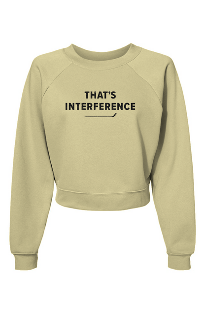 Raglan Rival That's Interference Pullover French Vanilla | Barn Garb Hockey Threads