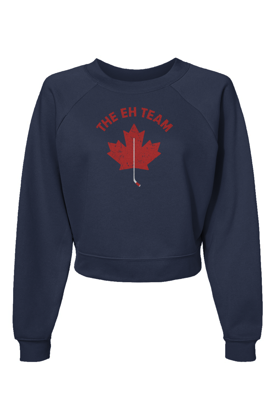 Raglan Rival The Eh Team Pullover Navy Blue | Barn Garb Hockey Threads