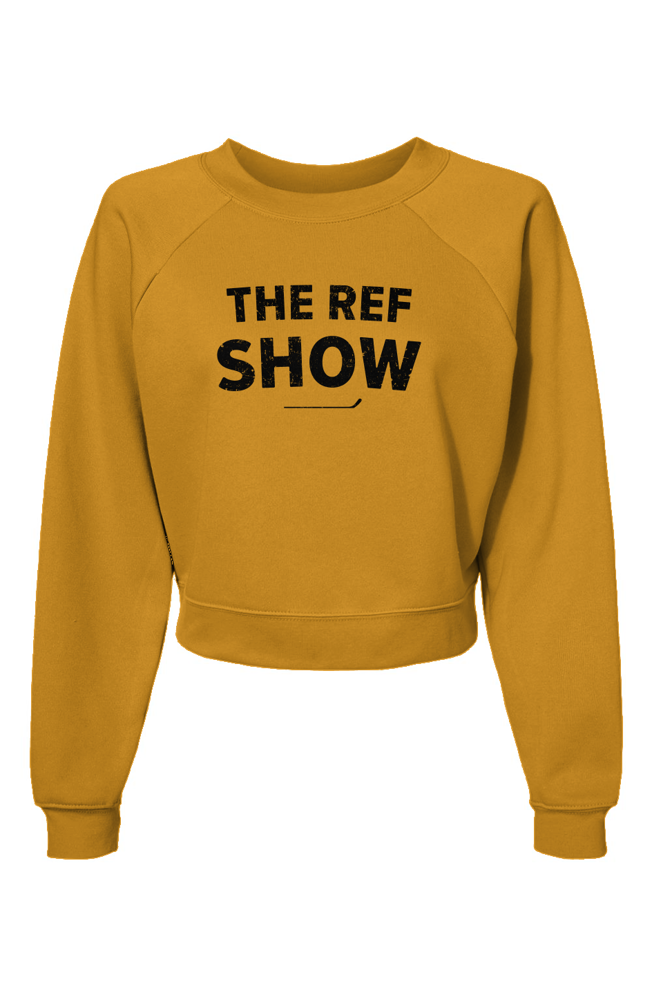 Raglan Rival The Ref Show Pullover Heather Mustard | Barn Garb Hockey Threads