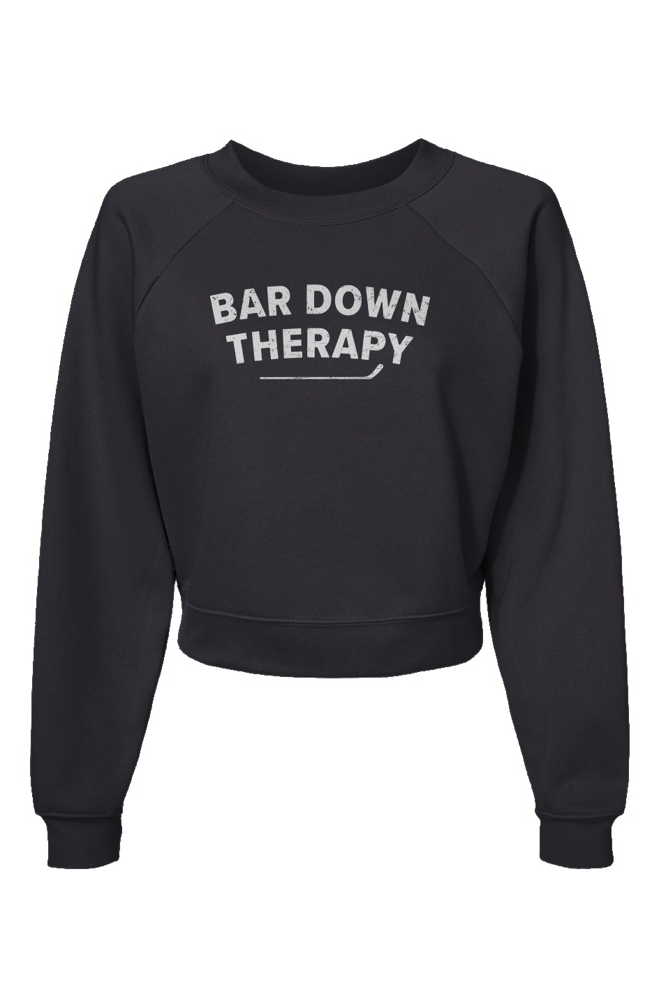 Raglan Rival Therapy Pullover Charcoal | Barn Garb Hockey Threads