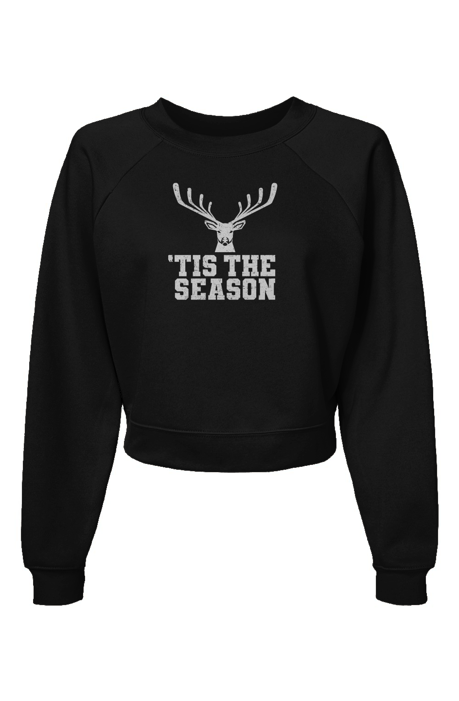 Raglan Rival 'Tis the Season Pullover Black | Barn Garb Hockey Threads