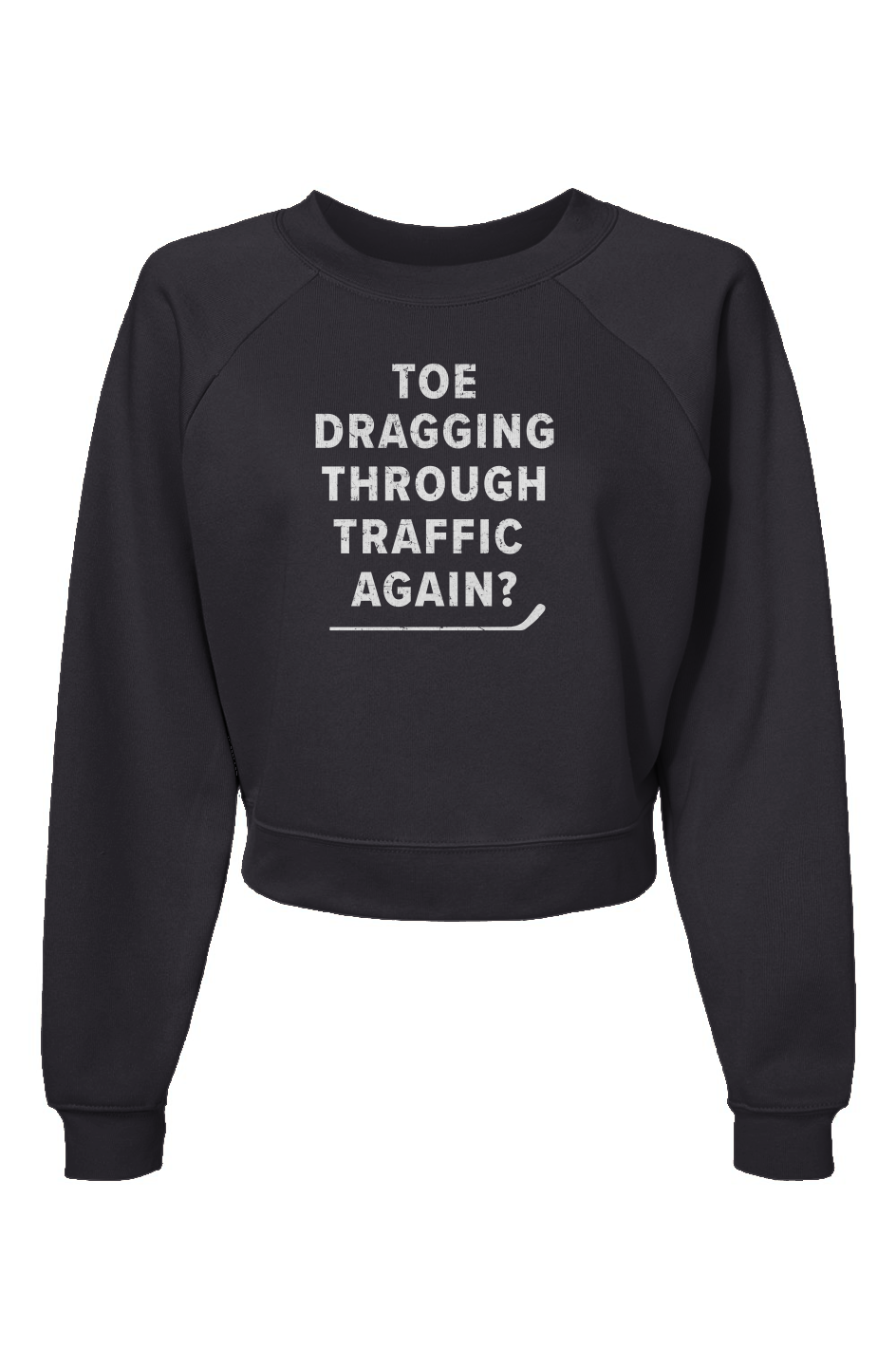 Raglan Rival Traffic Pullover Charcoal | Barn Garb Hockey Threads