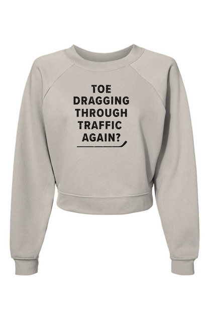 Raglan Rival Traffic Pullover Vintage White | Barn Garb Hockey Threads
