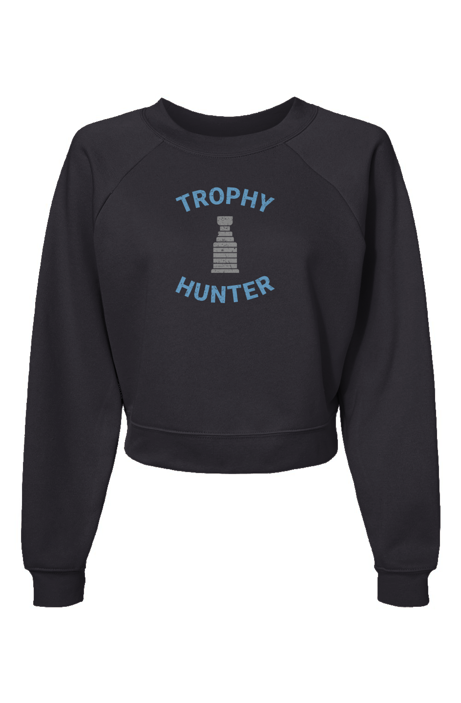 Raglan Rival Trophy Hunter Pullover Charcoal | Barn Garb Hockey Threads
