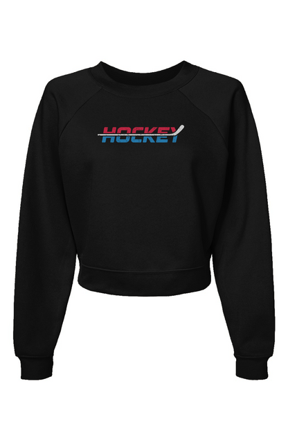Raglan Rival USA Patriotic Hockey Pullover Black | Barn Garb Hockey Threads