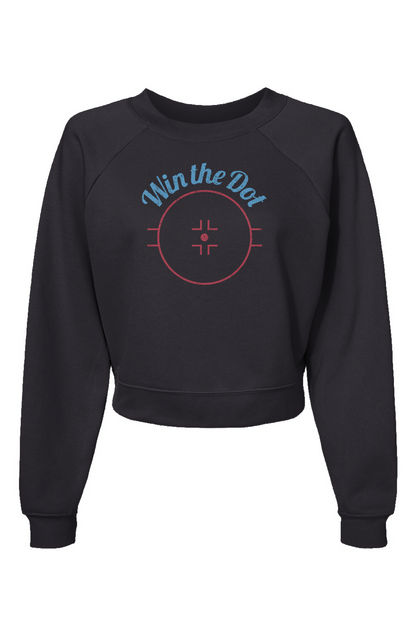 Raglan Rival Win the Dot Pullover Fleece Dark Grey | Barn Garb Hockey Threads