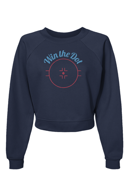 Raglan Rival Win the Dot Pullover Fleece Navy Blue | Barn Garb Hockey Threads