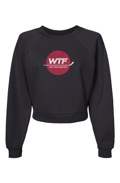 Raglan Rival Win the Faceoff Pullover Fleece Dark Grey | Barn Garb Hockey Threads