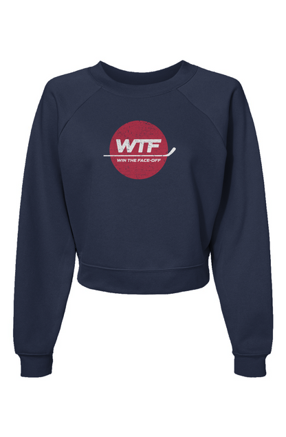 Raglan Rival Win the Faceoff Pullover Fleece Navy Blue | Barn Garb Hockey Threads