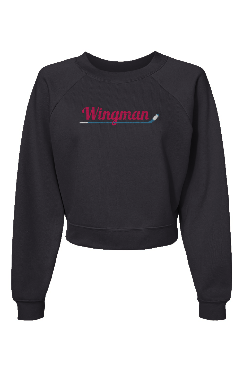 Raglan Rival Wingman Pullover Fleece Dark Grey | Barn Garb Hockey Threads