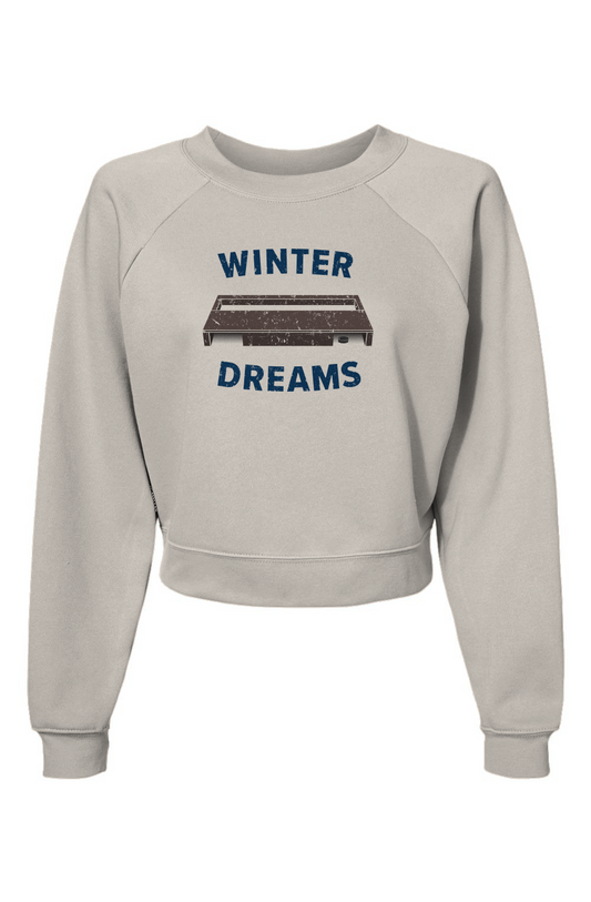 Raglan Rival Winter Dreams Pullover Vintage White | Barn Garb Hockey Threads