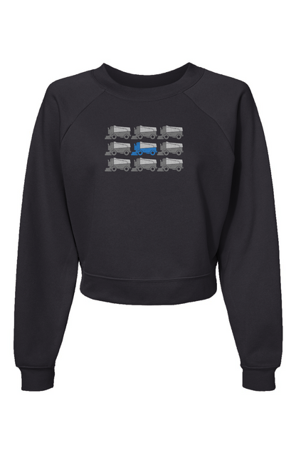 Raglan Rival Zamboni Nation Pullover Fleece Dark Grey | Barn Garb Hockey Threads