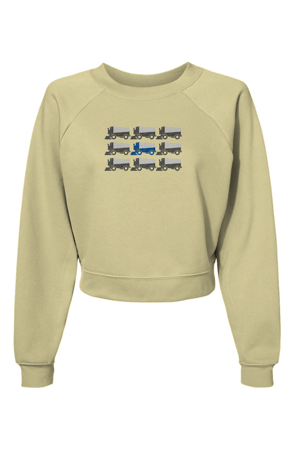 Raglan Rival Zamboni Nation Pullover Fleece French Vanilla | Barn Garb Hockey Threads