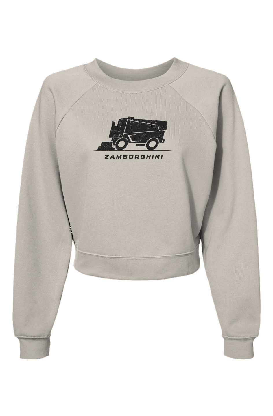 Raglan Rival Zamborghini Pullover Fleece White | Barn Garb Hockey Threads