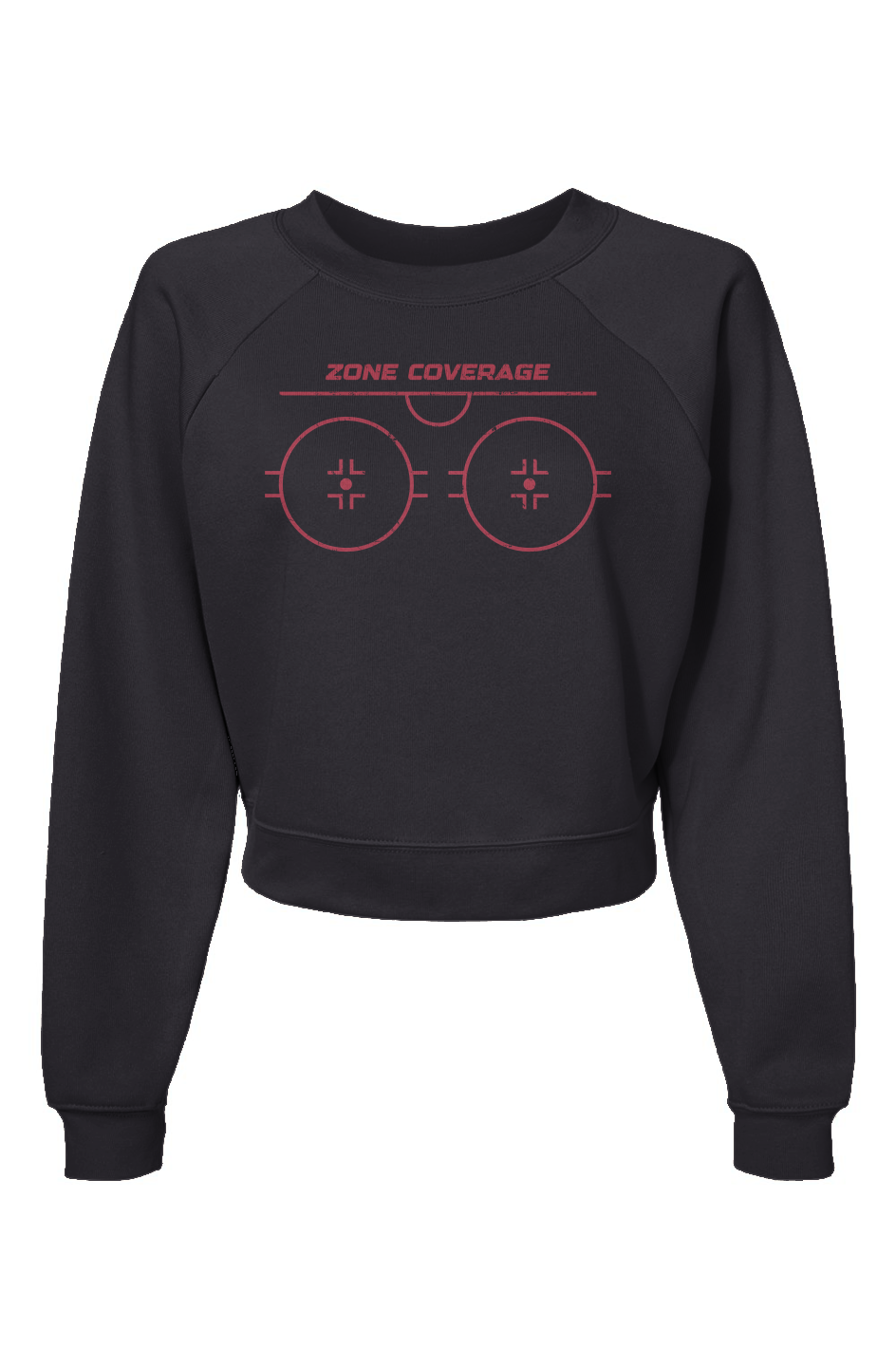 Raglan Rival Zone Coverage Pullover Fleece Dark Grey | Barn Garb Hockey Threads