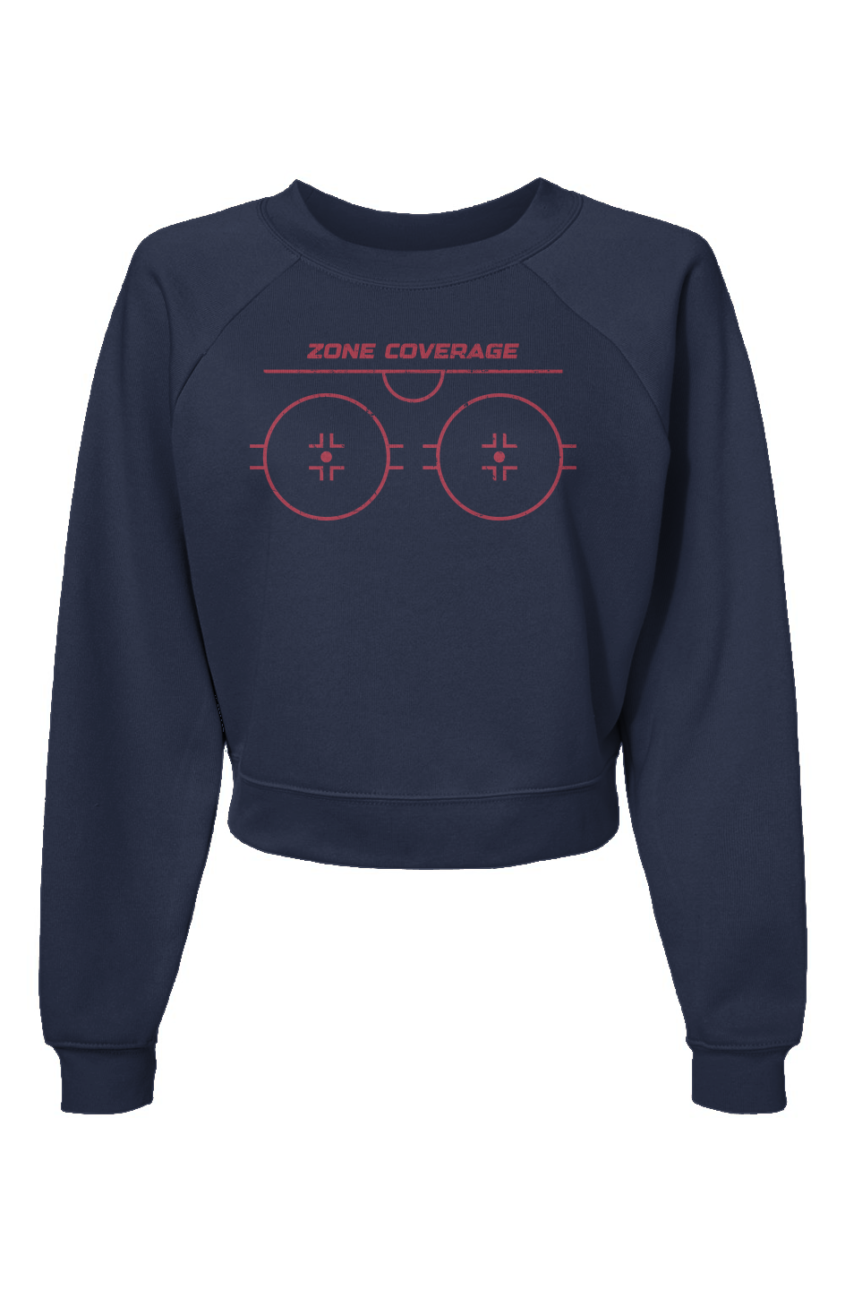 Raglan Rival Zone Coverage Pullover Fleece Navy Blue | Barn Garb Hockey Threads