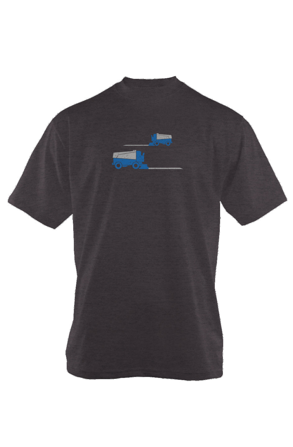 Resurfacer 90s Throwback Tee Charcoal | Barn Garb Hockey Threads